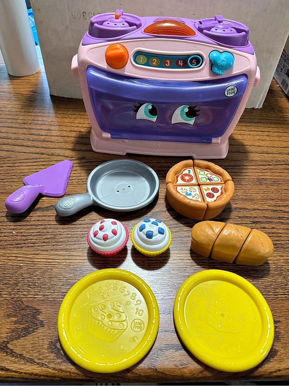 LeapFrog Number Lovin' Oven Interactive Toy Purple & Yellow